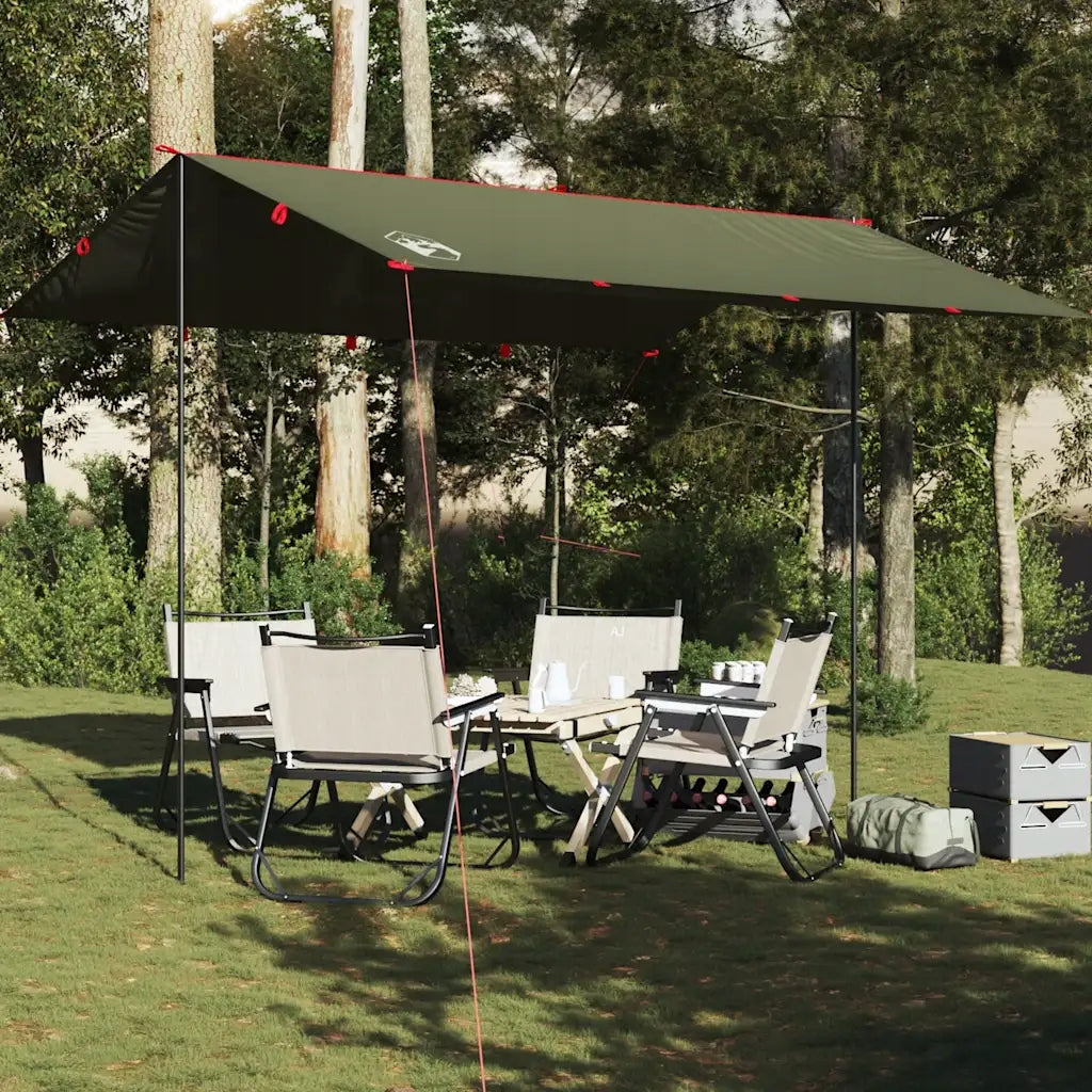 Camping sheet, olive, 366x306 cm, waterproof Manufacturer code 4009594