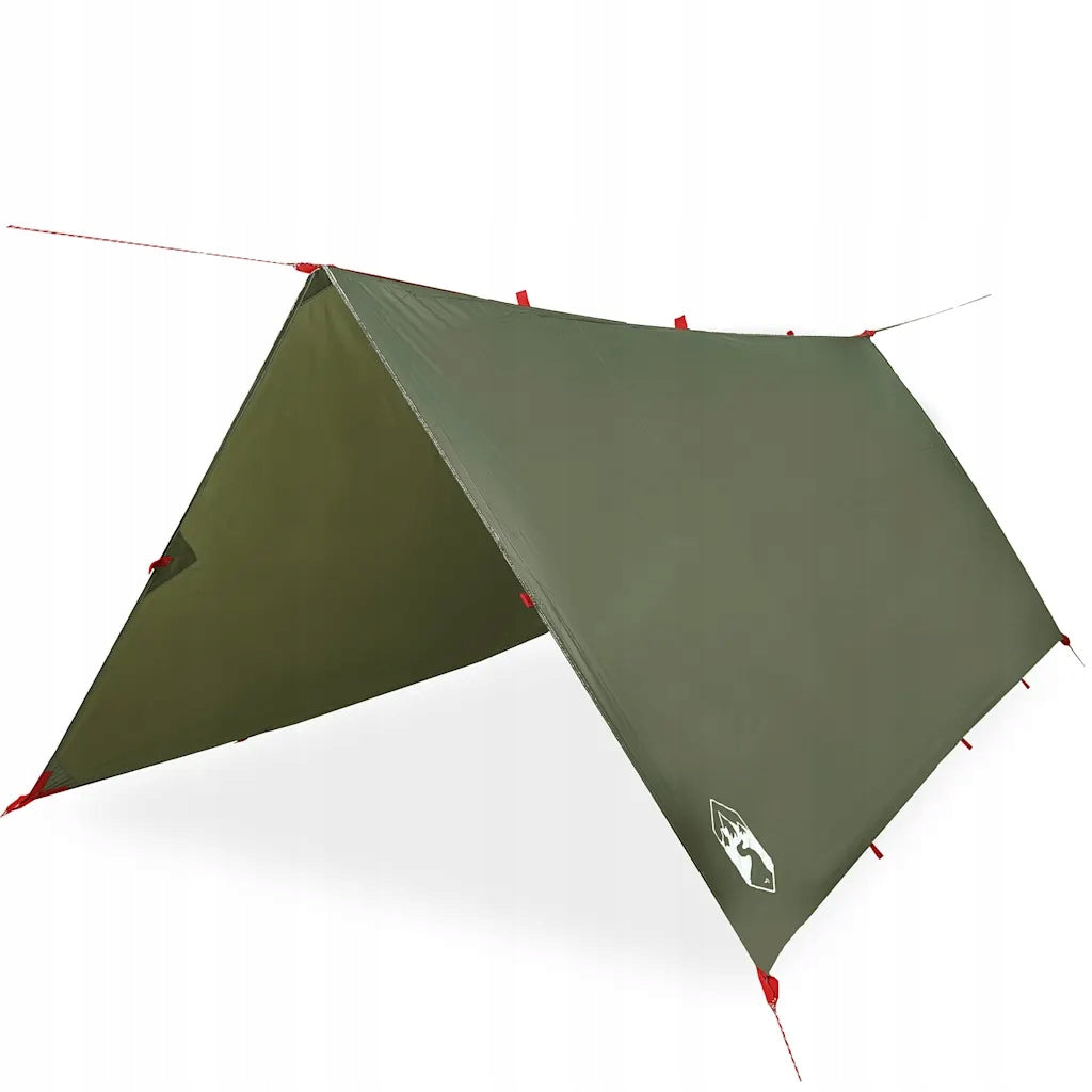 Camping sheet, olive, 366x306 cm, waterproof