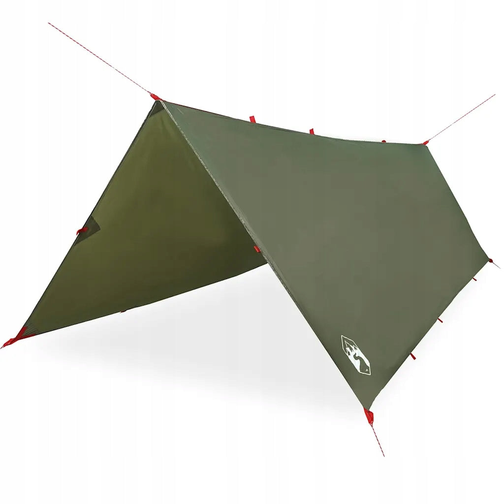 Camping sheet, olive, 406x306 cm, waterproof