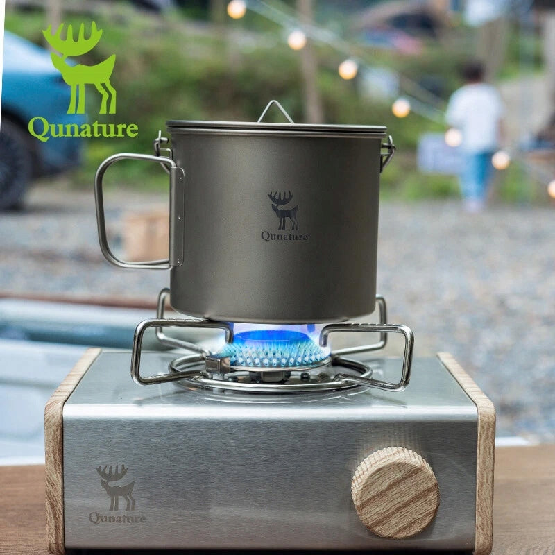 Camping stove gas tourist burner 2.8KW stainless steel QUNATURE Manufacturer code 60003101