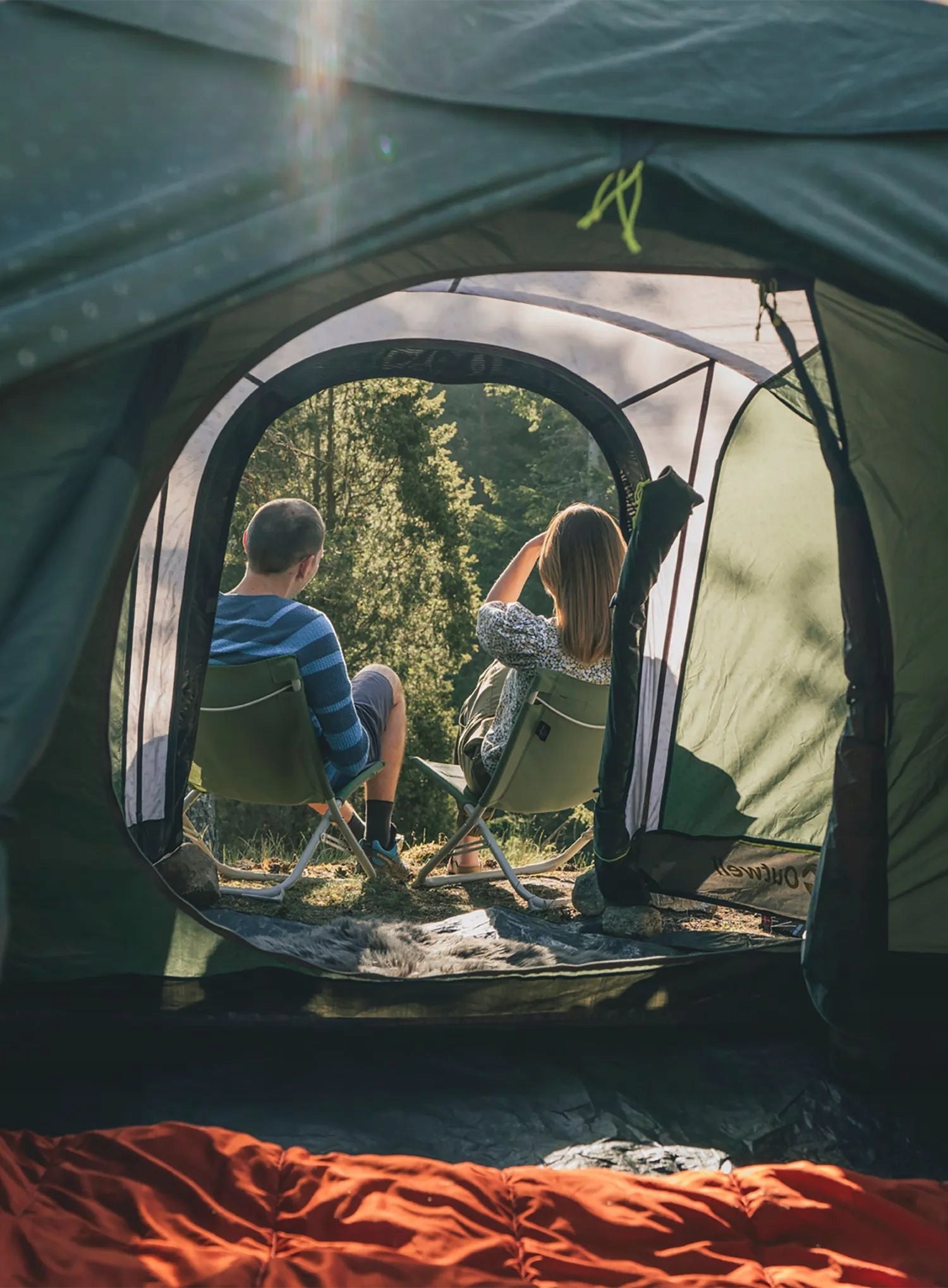 Camping tent 3-person Outwell Cloud 3 green/gray Waterproofness 3000 mm