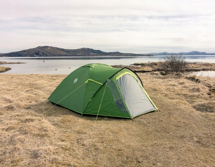 Camping tent 4-person Coleman Darwin 4 Plus blackout Brand Coleman