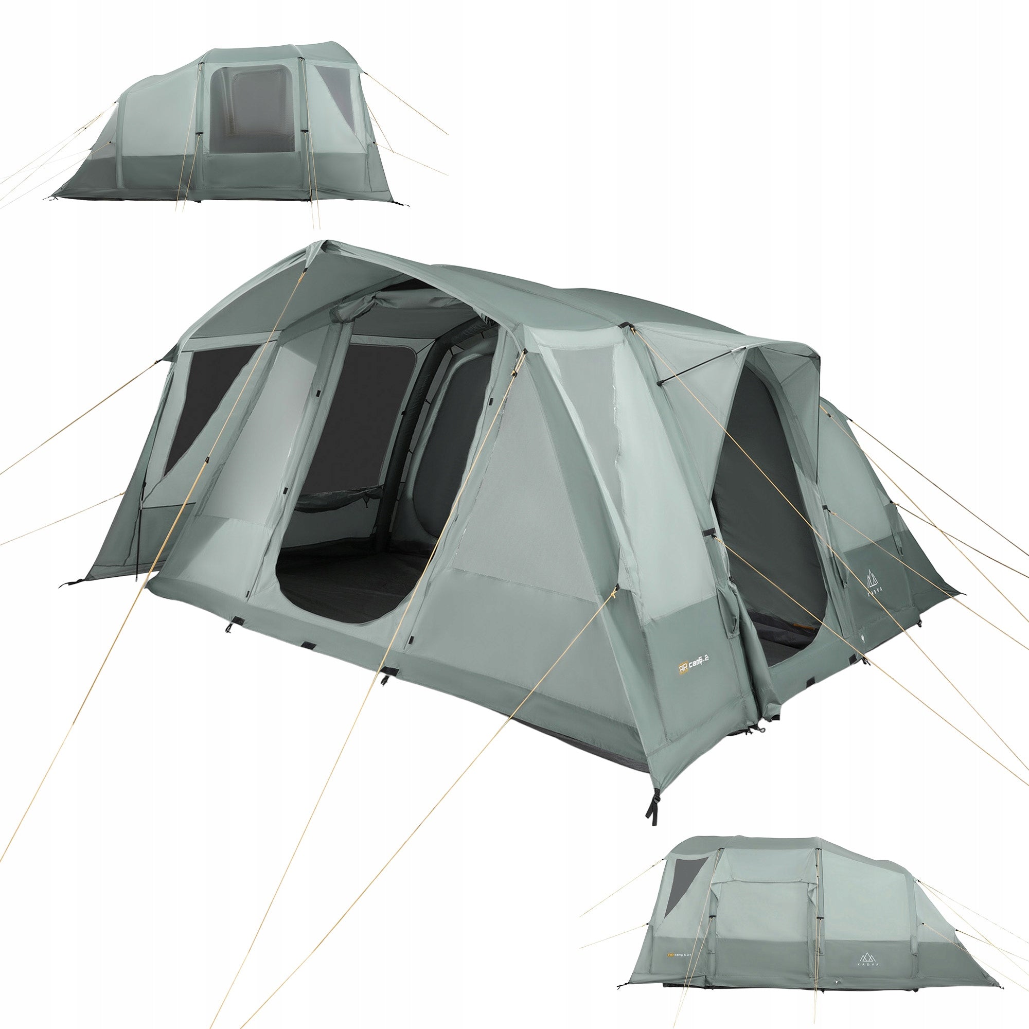 Camping tent 6 persons KADVA AIRcamp 6.24 FAMILY WATERPROOF LARGE
