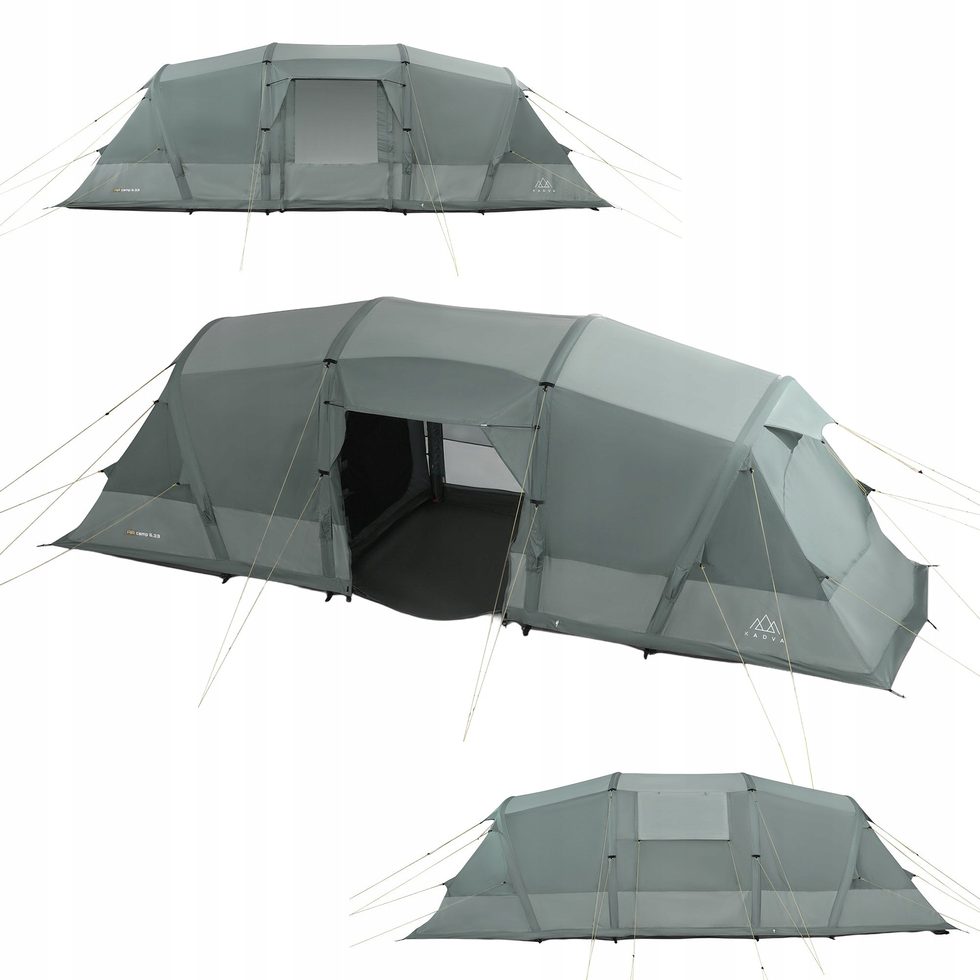 Camping tent 6 persons KADVA AIRcamp 6.33 FAMILY WATERPROOF LARGE