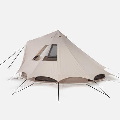 Camping tent Quechua Tepee 5.2 polycotton for 5 persons 2 bedrooms Number of people 5