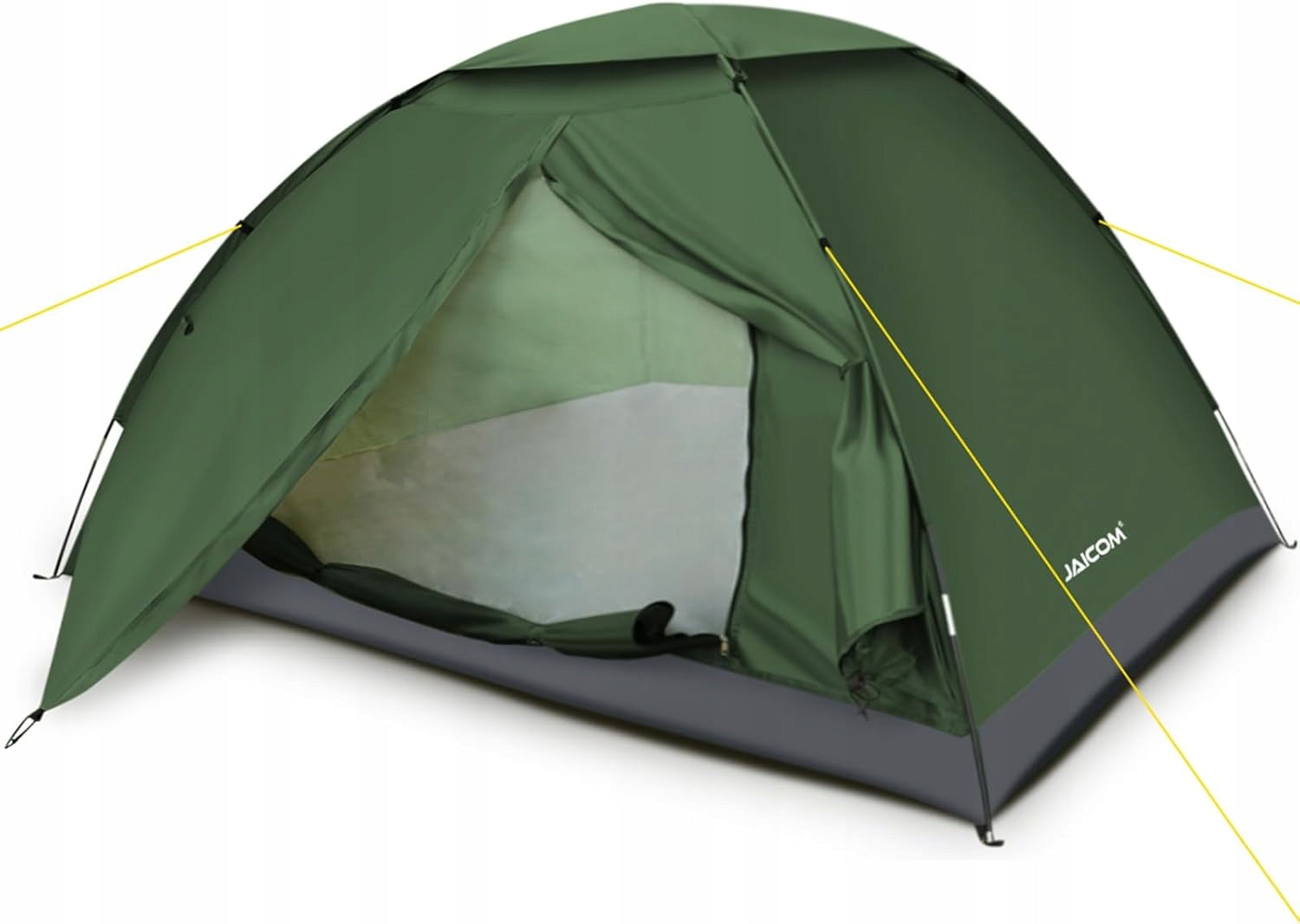 Camping tent for 2 people JAICOM green - lightweight and waterproof