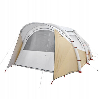 Camping tent inflatable Quechua Air Seconds 5.2 F&B, 5-person 2 bedrooms Waterproofness 2000 mm