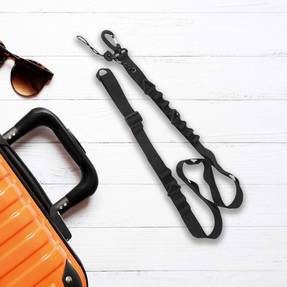 Campsite Storage Strap Camping Lanyard Rope Tent Clothesline Hanging Black