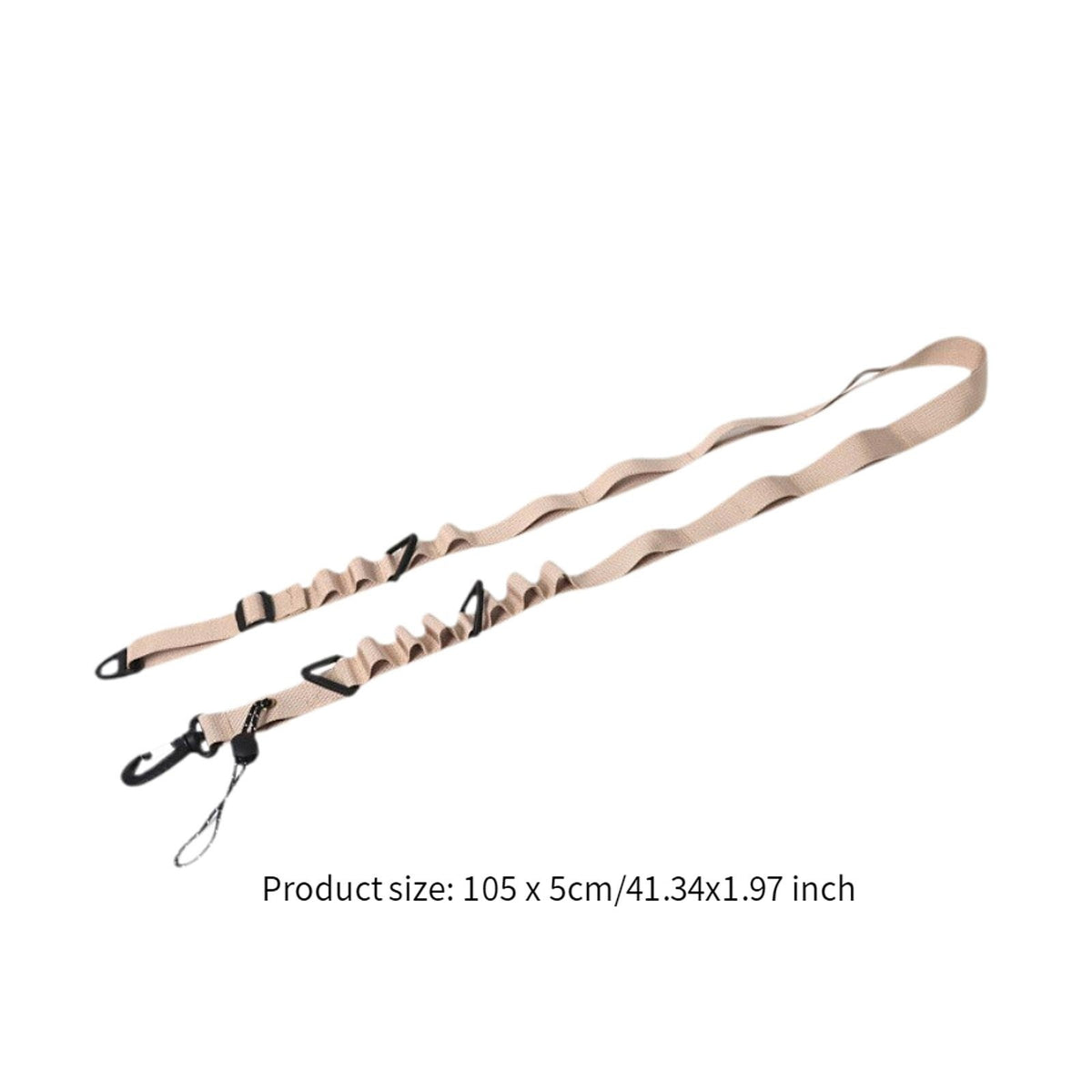 Campsite Storage Strap Camping Lanyard Rope Tent Clothesline Hanging Khaki Packaging status original