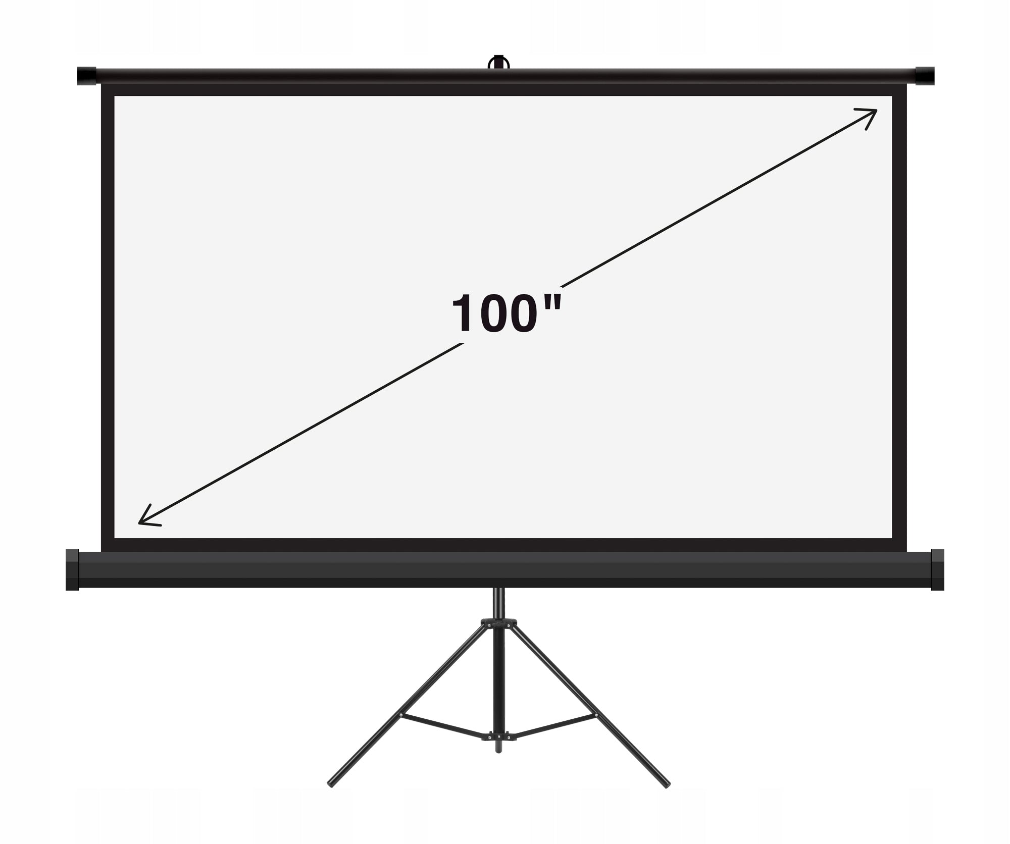 Camrock Portable Projector Screen 100 inches 221x124 cm Tripod Packaging status original