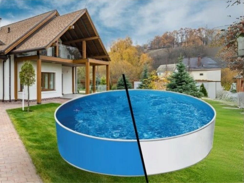 Canadian Round Pool 2,4x0,9m Ready Assembly Kit, ZESATW STANDARD