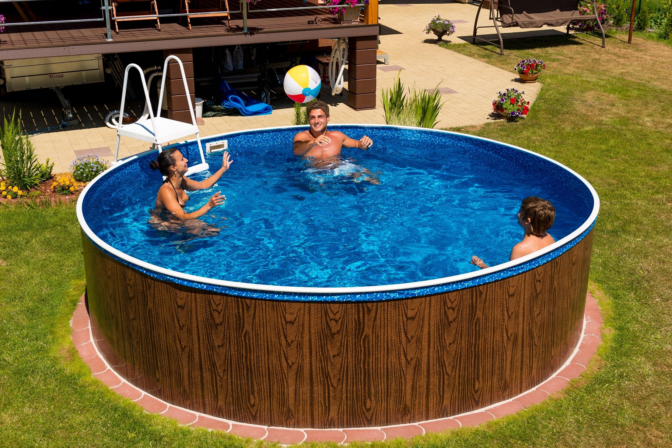 Canadian Swimming Pool Miami 4,6 x 1,2 m - Premium Set