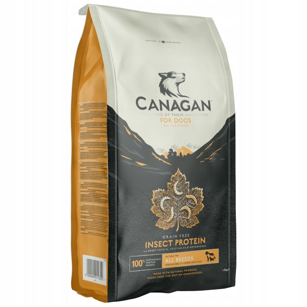 Canagan Insect Recipe Dry Dog Food 1.5kg Packaging status original