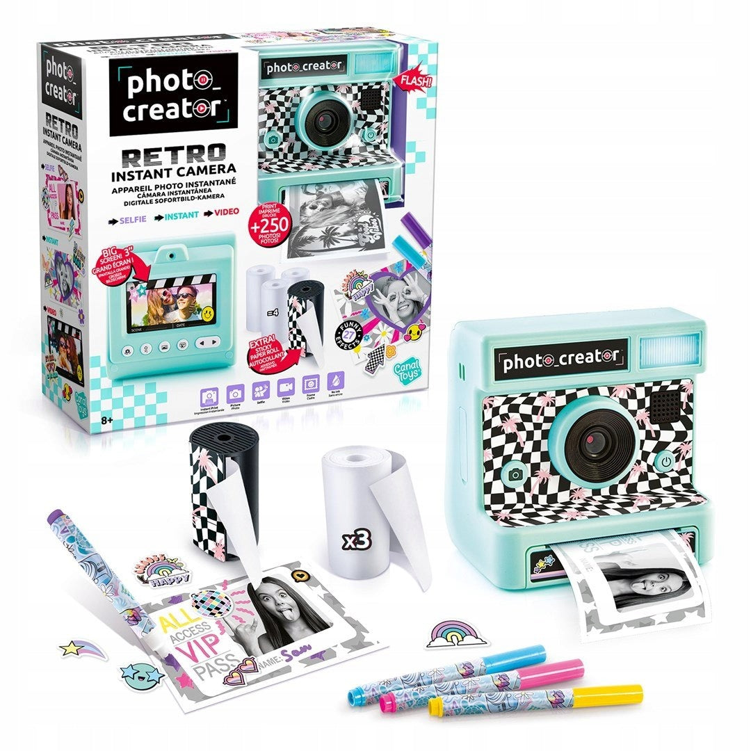 Canal Toys Photo Creator Retro Instant Camera - Retro Instant Camera