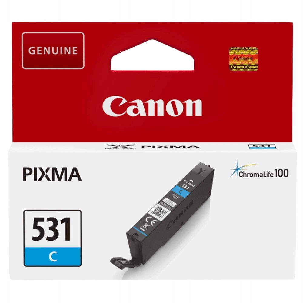 Canon CLI-531C Ink Cartridge 6119C001 blue (cyan) Manufacturer code 6119C001
