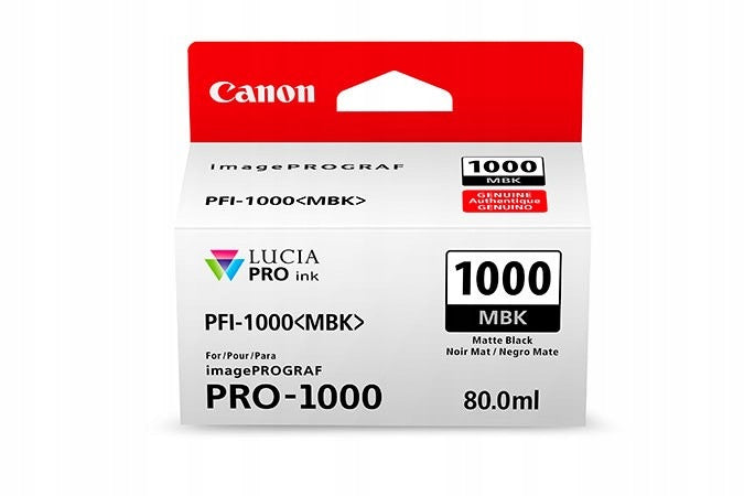 Canon Ink PFI-1000 MATTE BLACK 0545C001