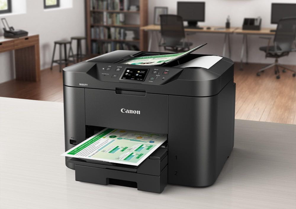 Canon MAXIFY PIXMA A4 duplex ADF 50 WiFi LAN USB print scan copy fax 4in1 Brand Canon