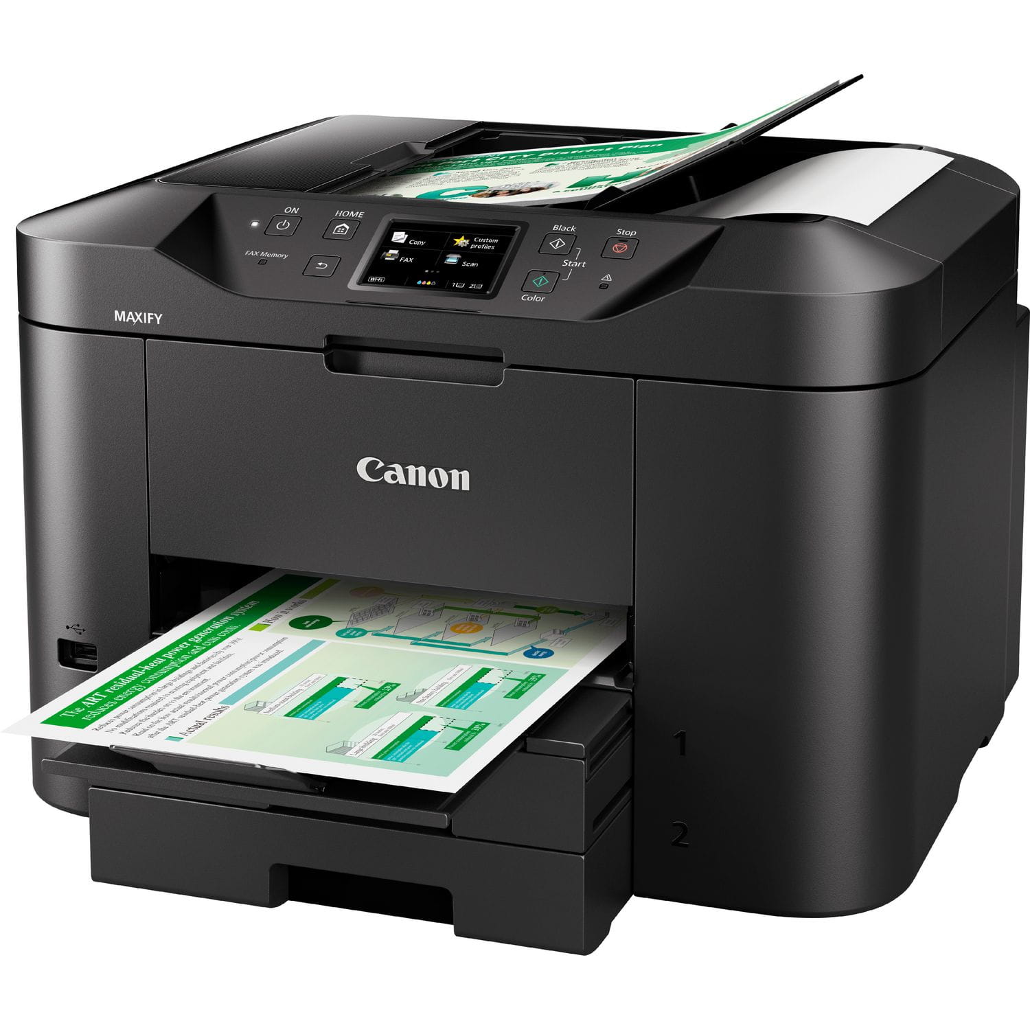 Canon MAXIFY PIXMA A4 duplex ADF 50 WiFi LAN USB print scan copy fax 4in1 Manufacturer code 0958C009AA