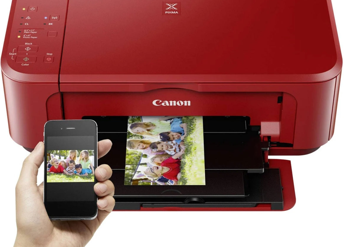Canon PIXMA MG3650S Red WiFi Duplex without ink Manufacturer code Drukarka atramentowa Canon 0515C112A