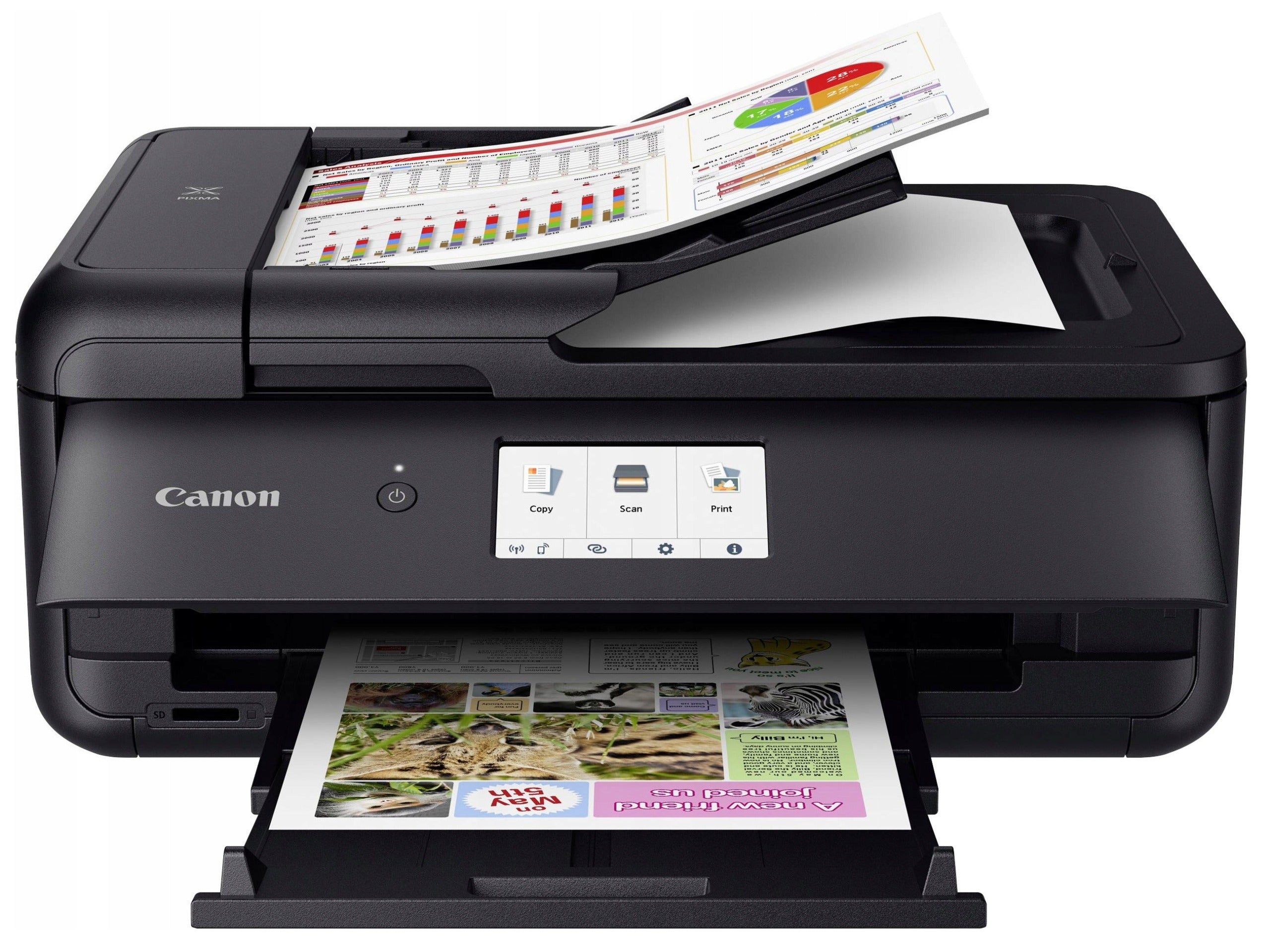 Canon Pixma TS9550a 3-in-1 duplex A3 ink cartridges included
