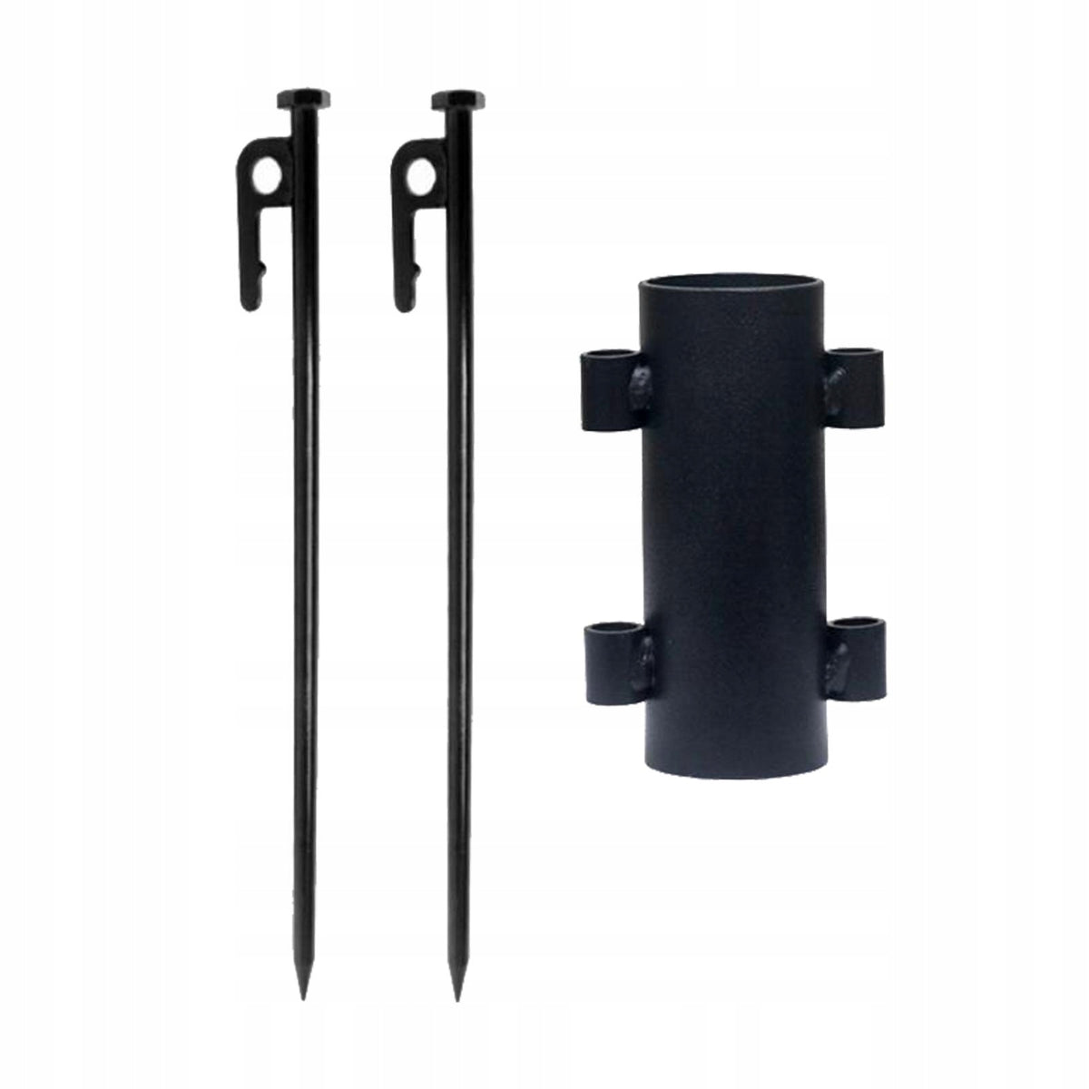 Canopy Holder, Metal Tent Rod Fixed Rod Holder, Windproof Outdoor Tent 30CM