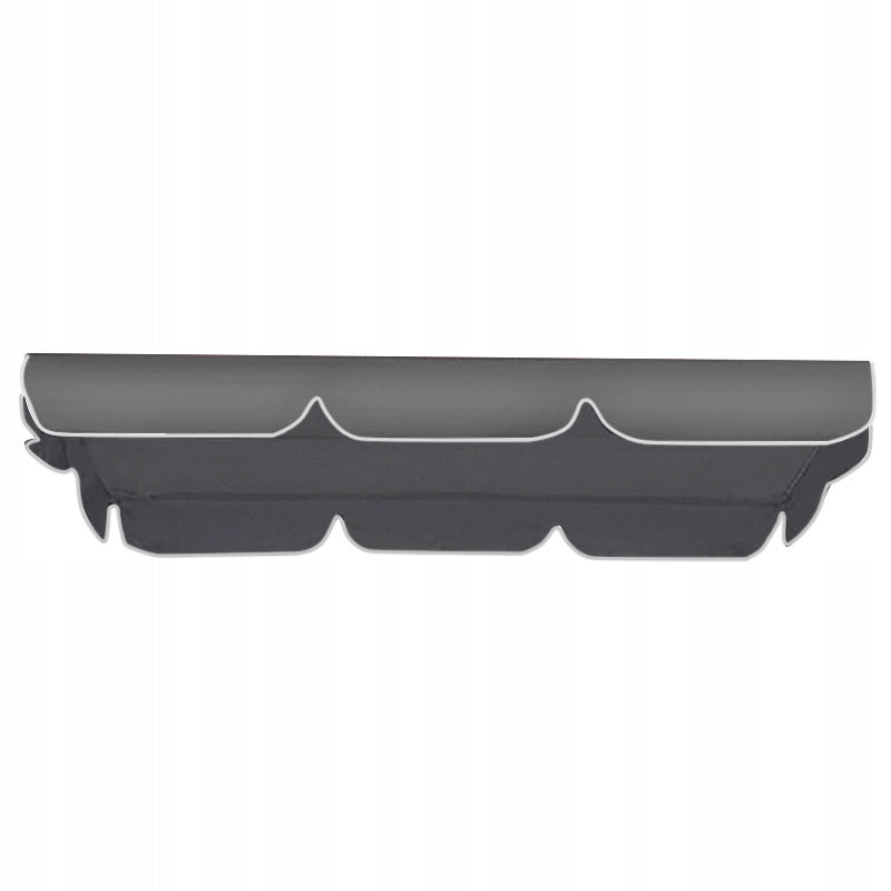 Canopy cover replacement cover for garden swing 210x145cm graphite Style traditional