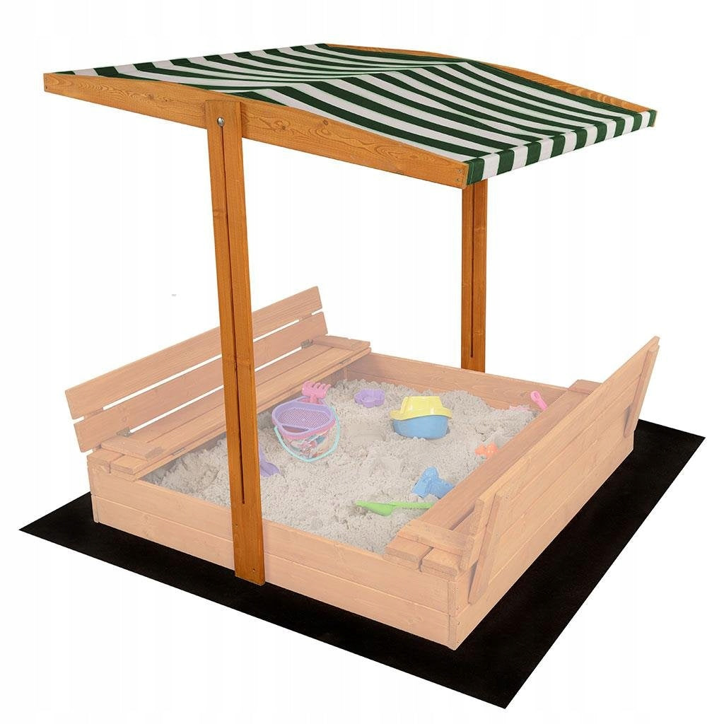 Canopy for wooden sandbox for children Baby Mix 120x120 cm Manufacturer code 56262