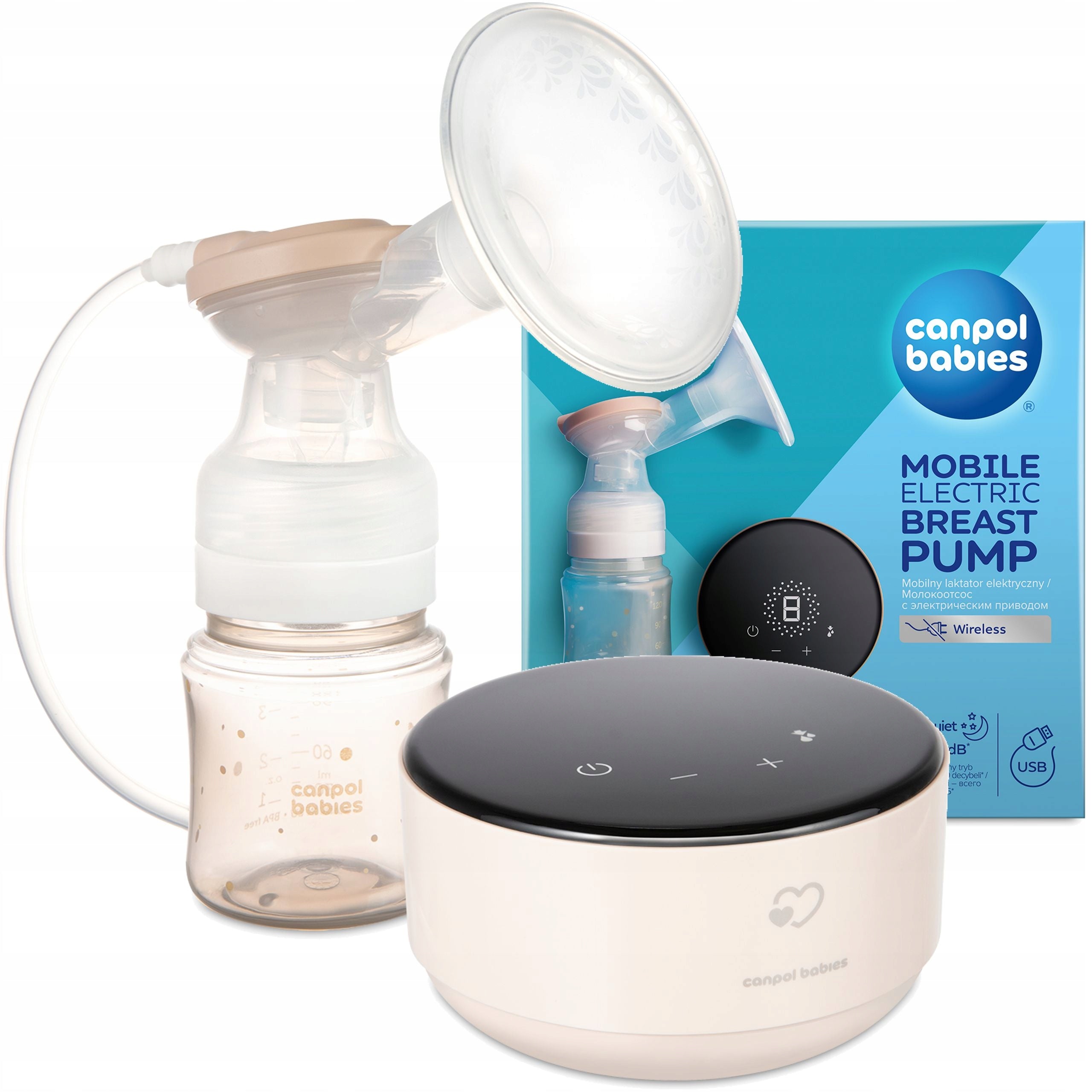 Canpol Electric breast pump Take&Go 12/211 + shell 12/219 FREEBIE Medical device yes
