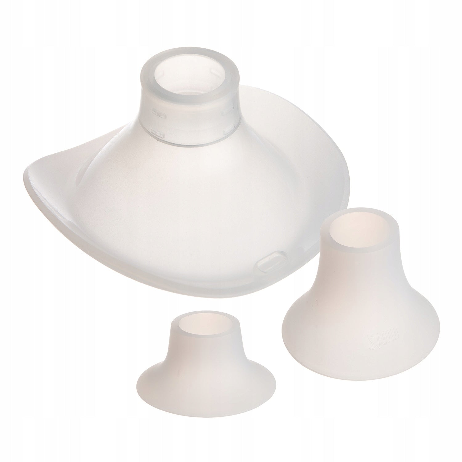 Canpol Spare silicone funnels for shell breast pump (24, 21 and 19 mm)