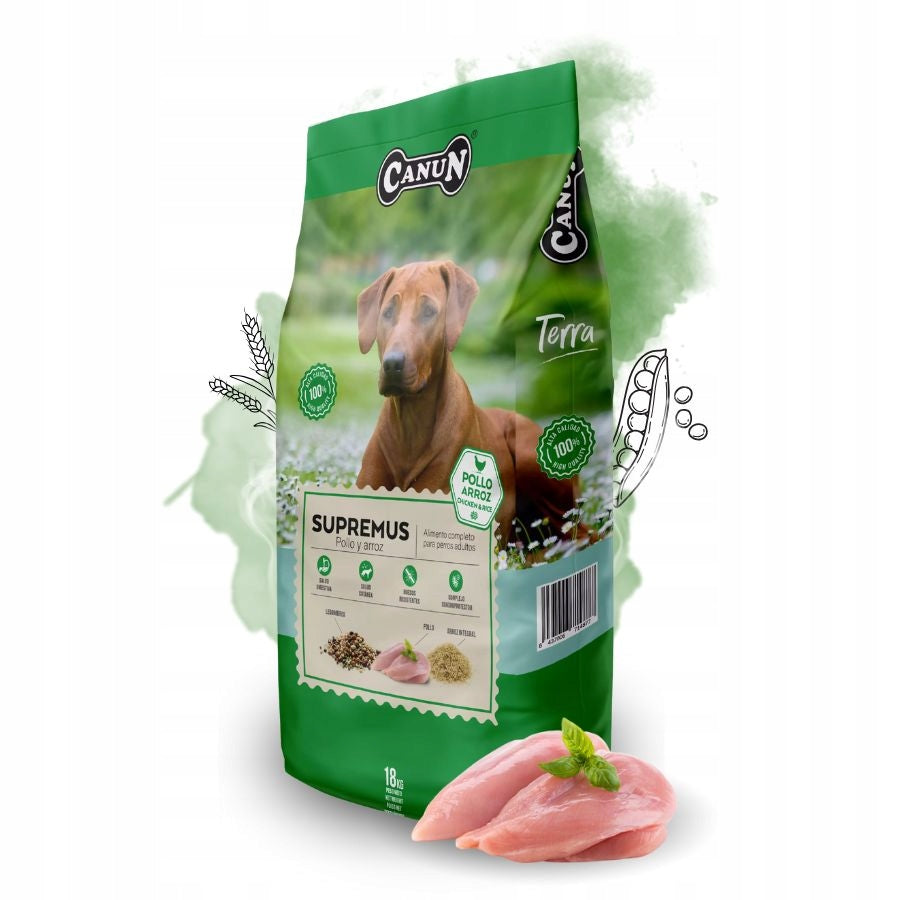 Canun Supremus dry dog food CHICKEN 18kg - Intestinal protection and immunity