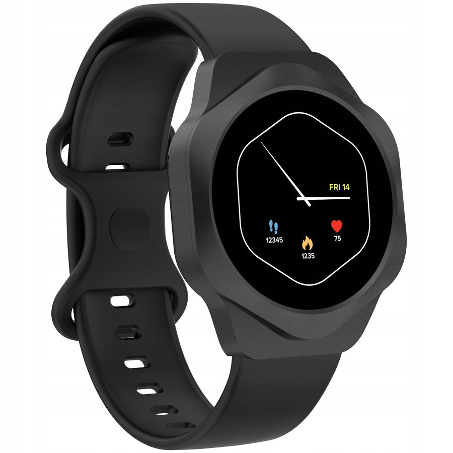 Canyon Hexagon SW 88 Smartwatch with Bluetooth Calls (Black) Brand Canyon