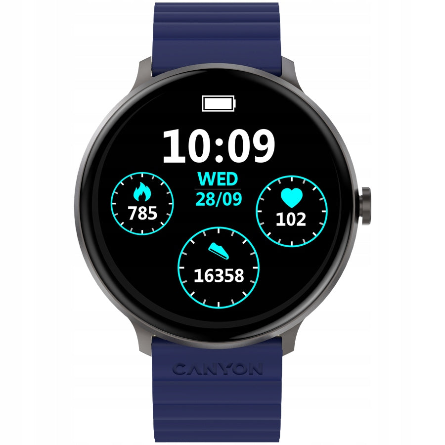 Canyon Jacky SW 69 - smartwatch (blue-yellow, CNS-SW69BL)