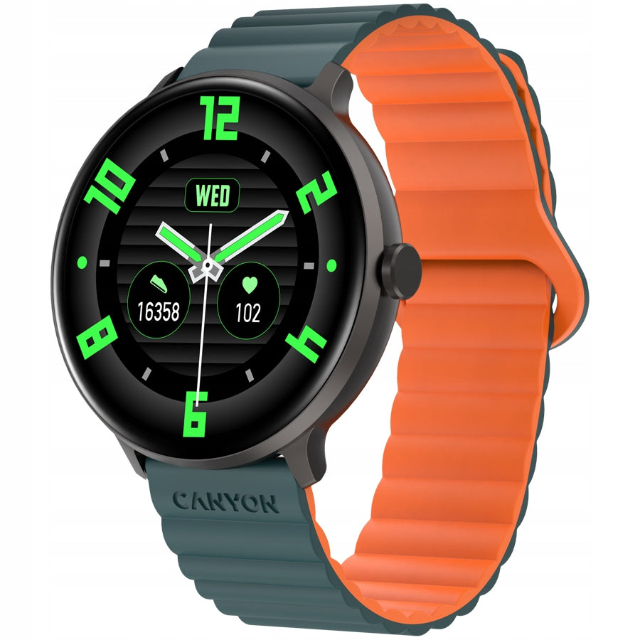 Canyon Jacky SW 69 smartwatch green-orange CNS SW69 Brand Canyon