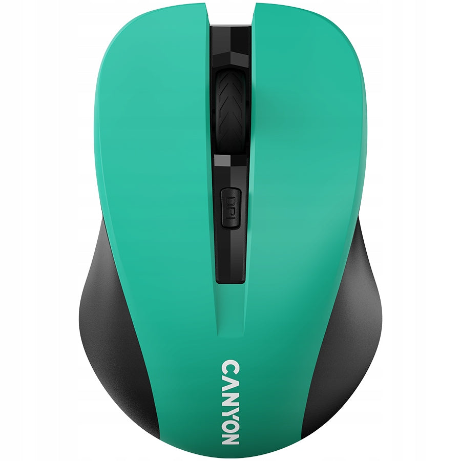 Canyon MW-1 - 2.4 GHz wireless optical mouse, 4 buttons (green)