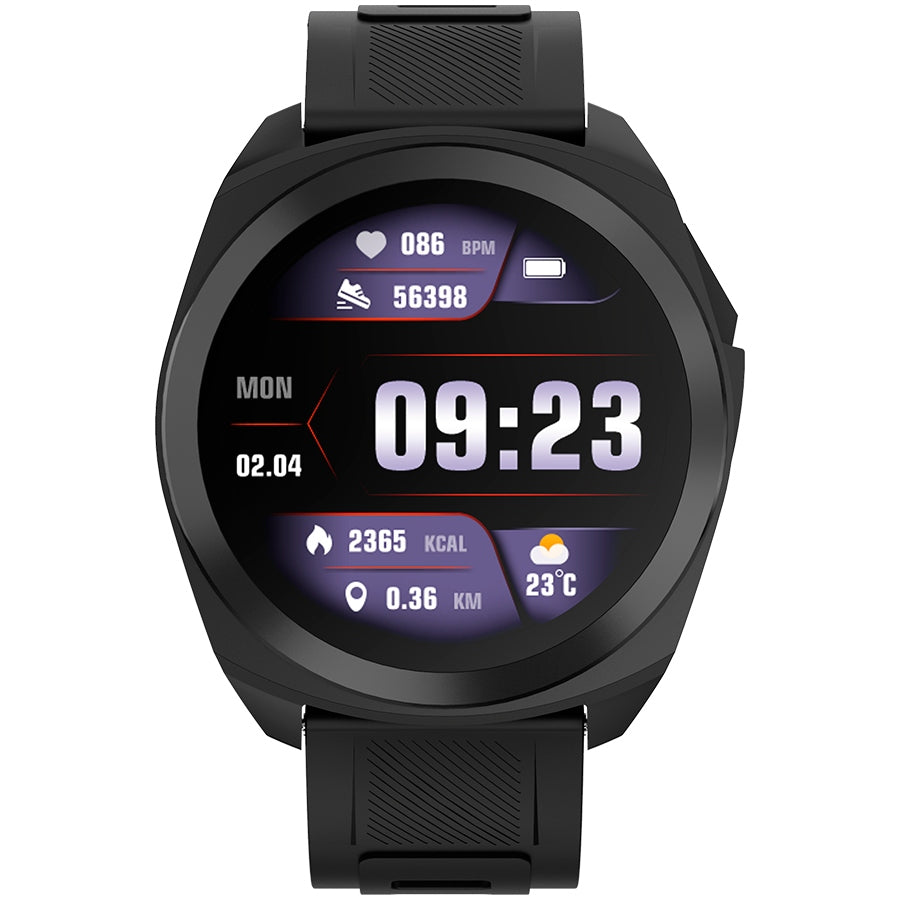 Canyon SW 83 smartwatch with GPS 1.3" Black Strap material other