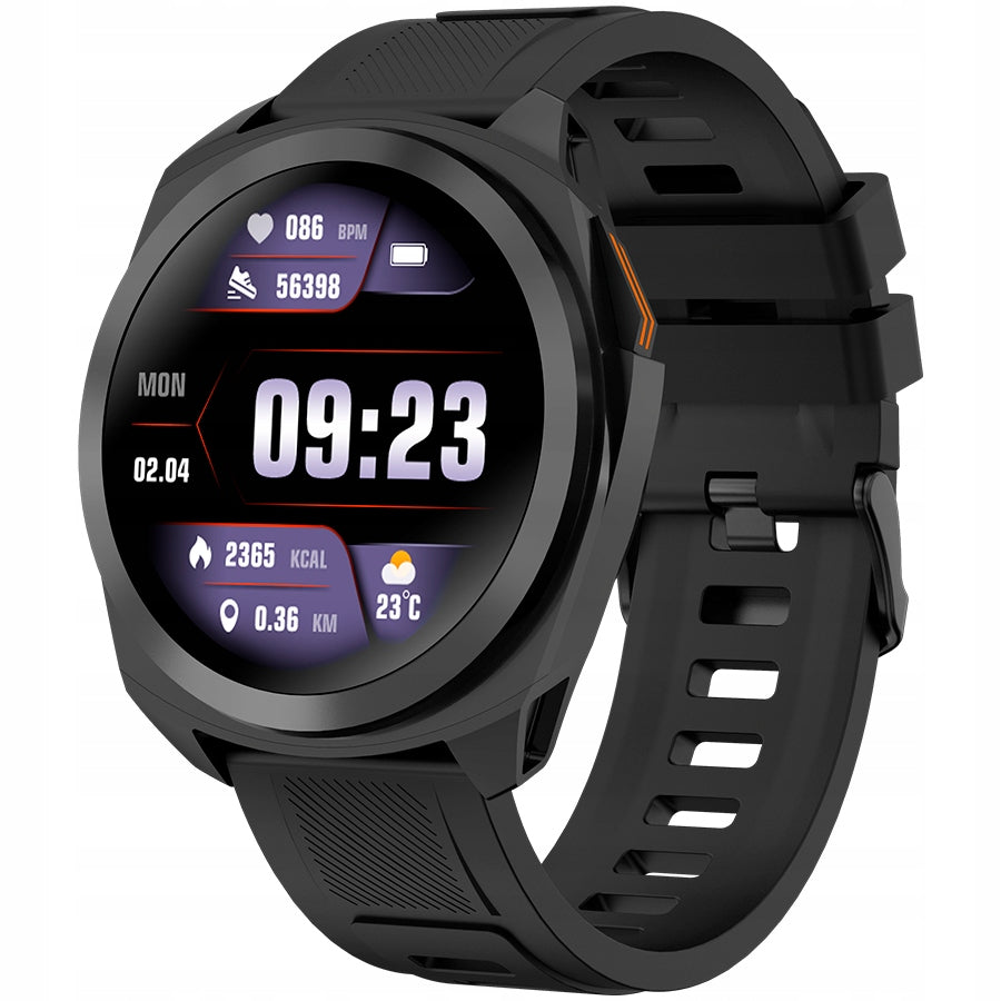 Canyon SW 83 smartwatch with GPS 1.3" Black