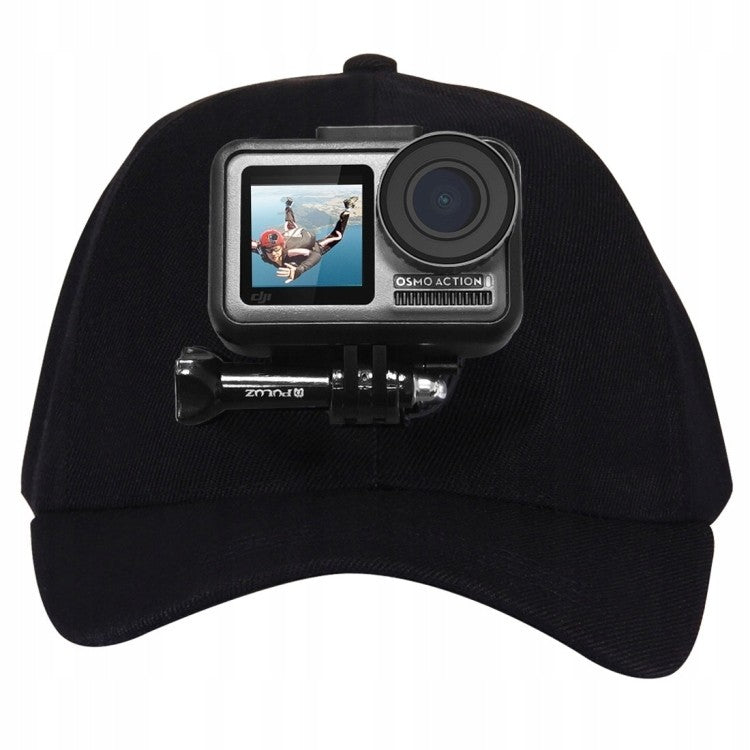Cap Helmet Head Mount for GoPro 9 10 11 12 SJCAM Camera Brand Puluz