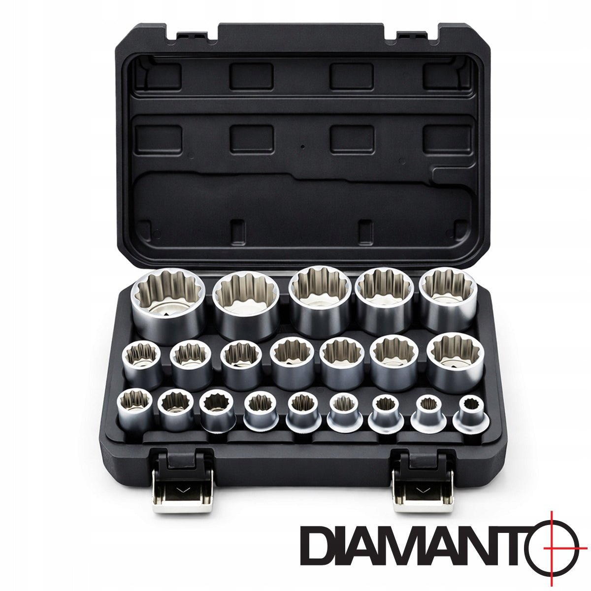 Cap Set 21el. 8-36mm 12-Angle CRV Socket Wrenches