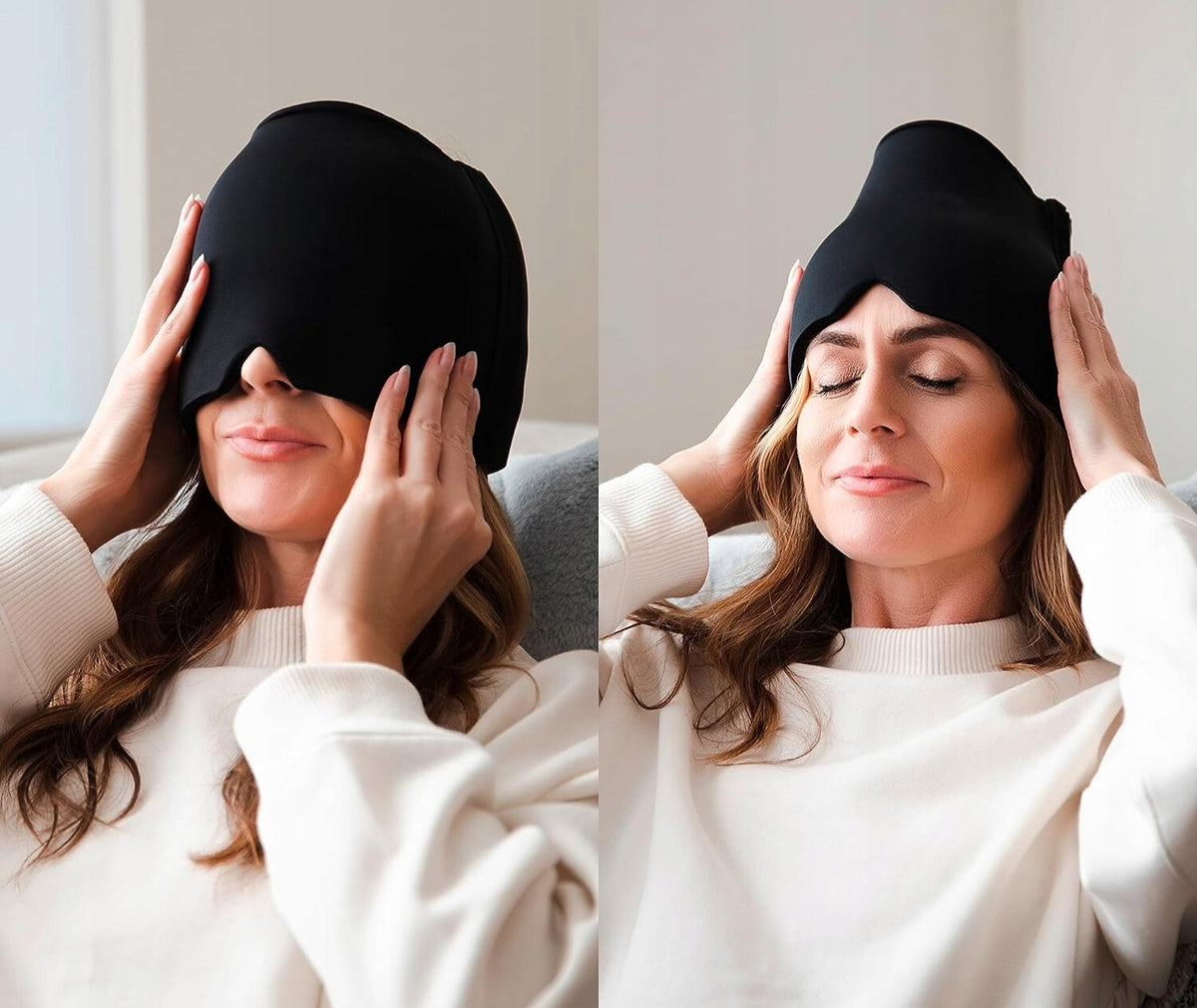 Cap Soothing Headache Migraine Compress Gel Mask Cooling Wrap600g Manufacturer code BLMC1