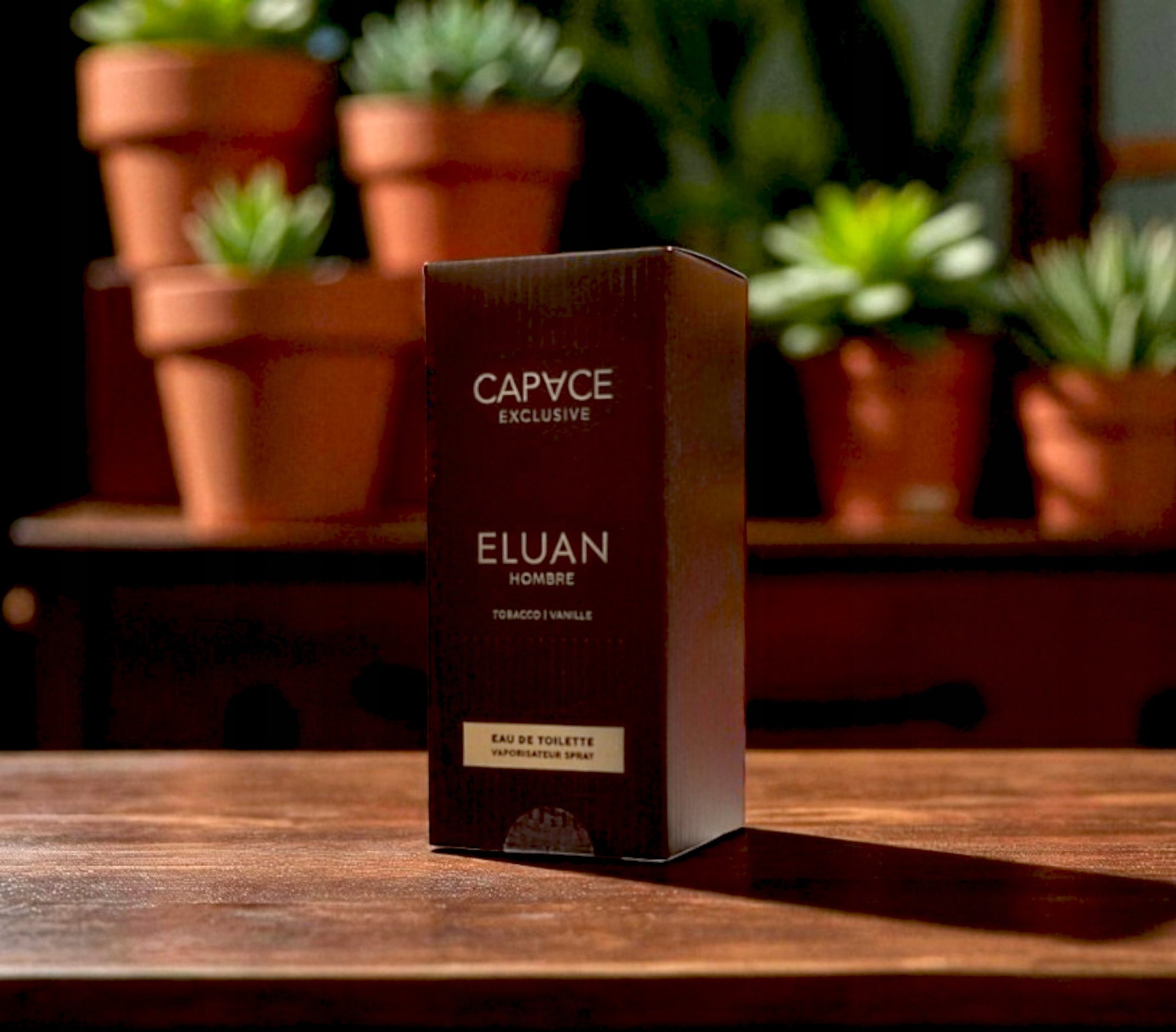 Capace Exclusive Eau de Toilette for Men - Eluan - Tobacco & Vanilla - 100ml Packaging status original