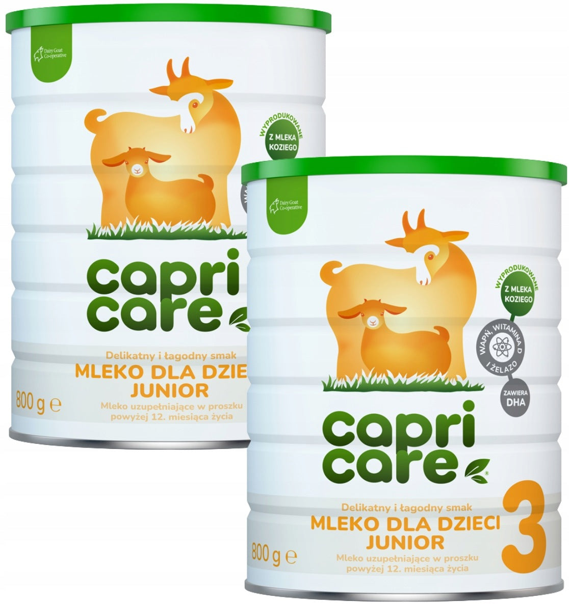 CapriCare 3 Junior milk for children based on goat milk 2x800 g