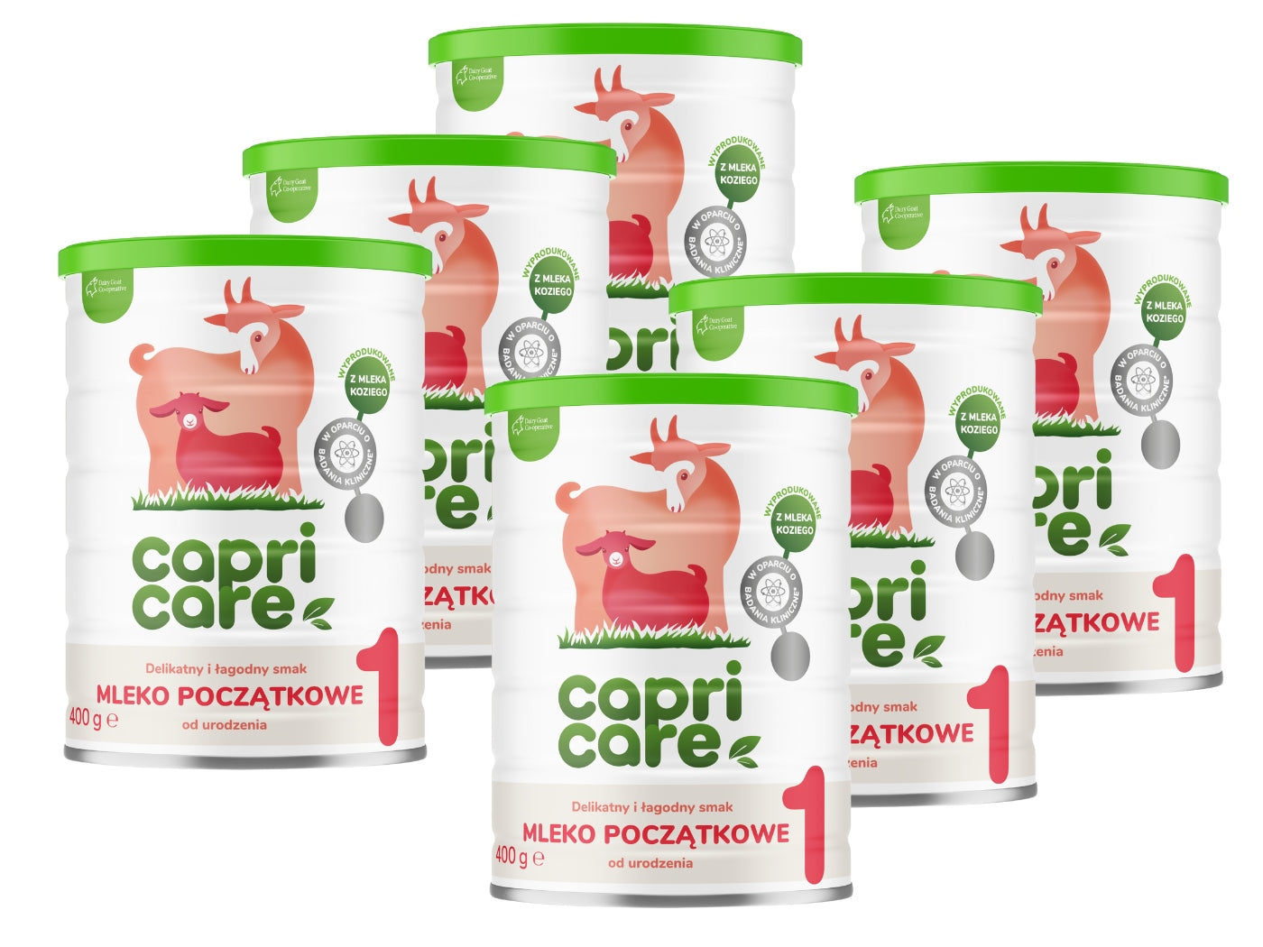 Capricare 1 - initial milk from birth, based on goat's milk 6 x 400g