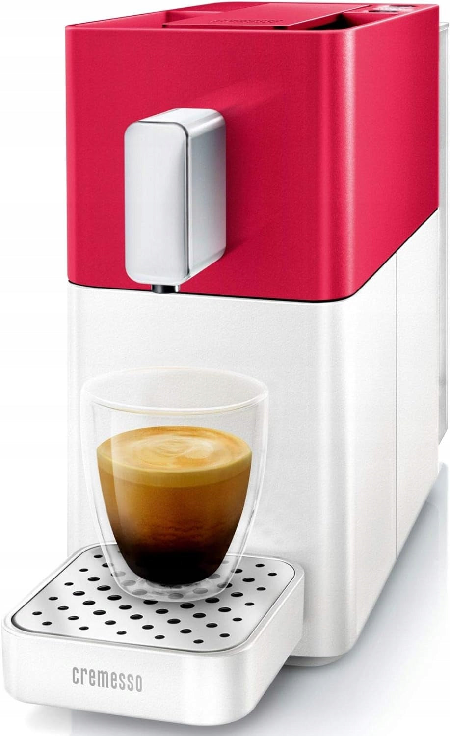 Capsule Coffee Maker RED WHITE 0,9L Modern Functional