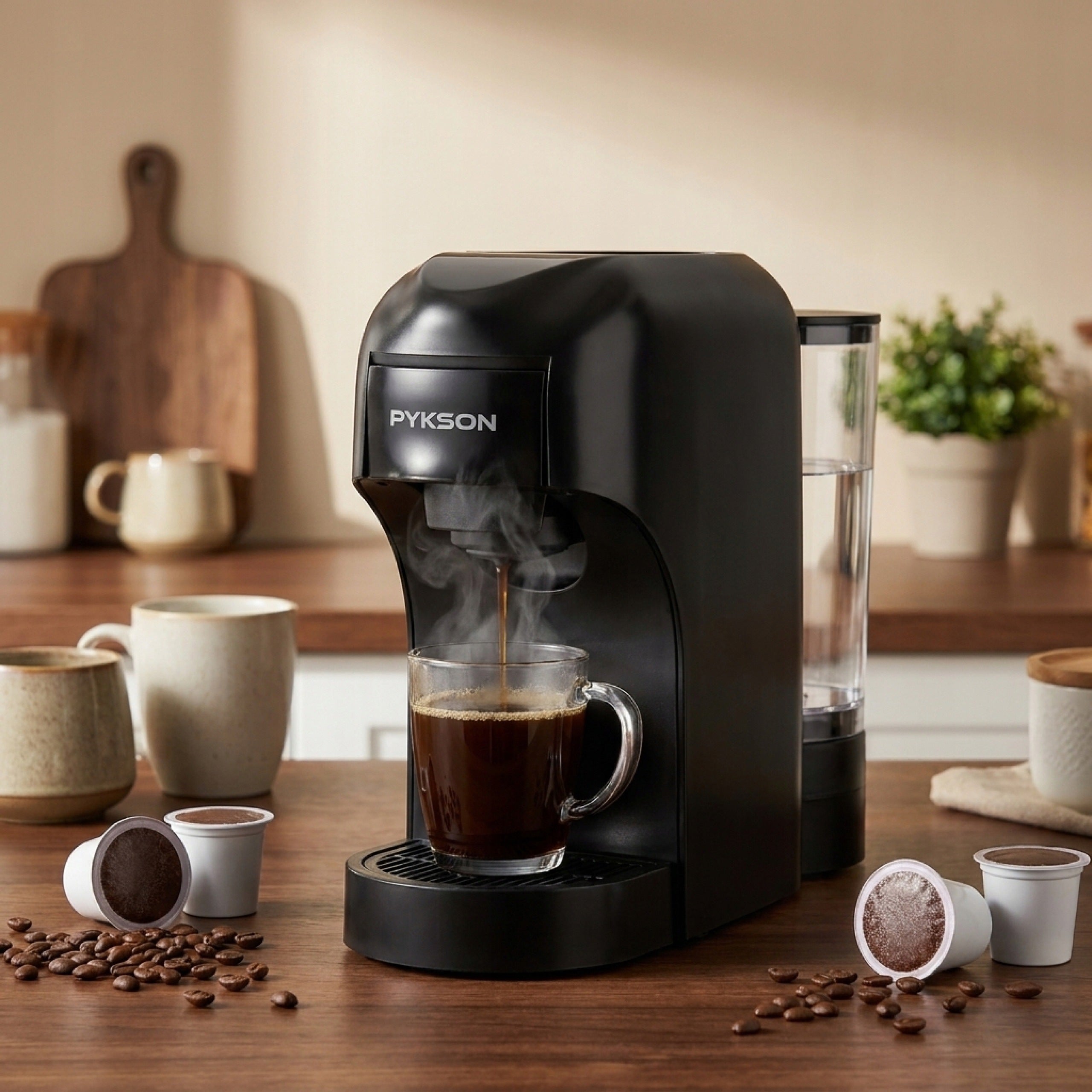 Capsule Maker | Di Oro AromaCap 300 BLACK PYKSON - 20 BAR Brand PYKSON