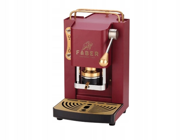 Capsule coffee maker Faber Pro Mini Deluxe, 500 W red 1,3 l