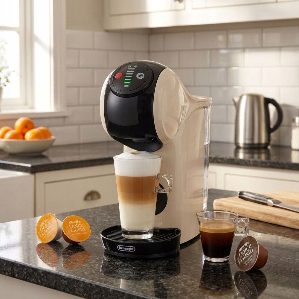 Capsule machine DeLonghi Genio S EDG226.BG 15 bar 1340W beige Brand De'Longhi