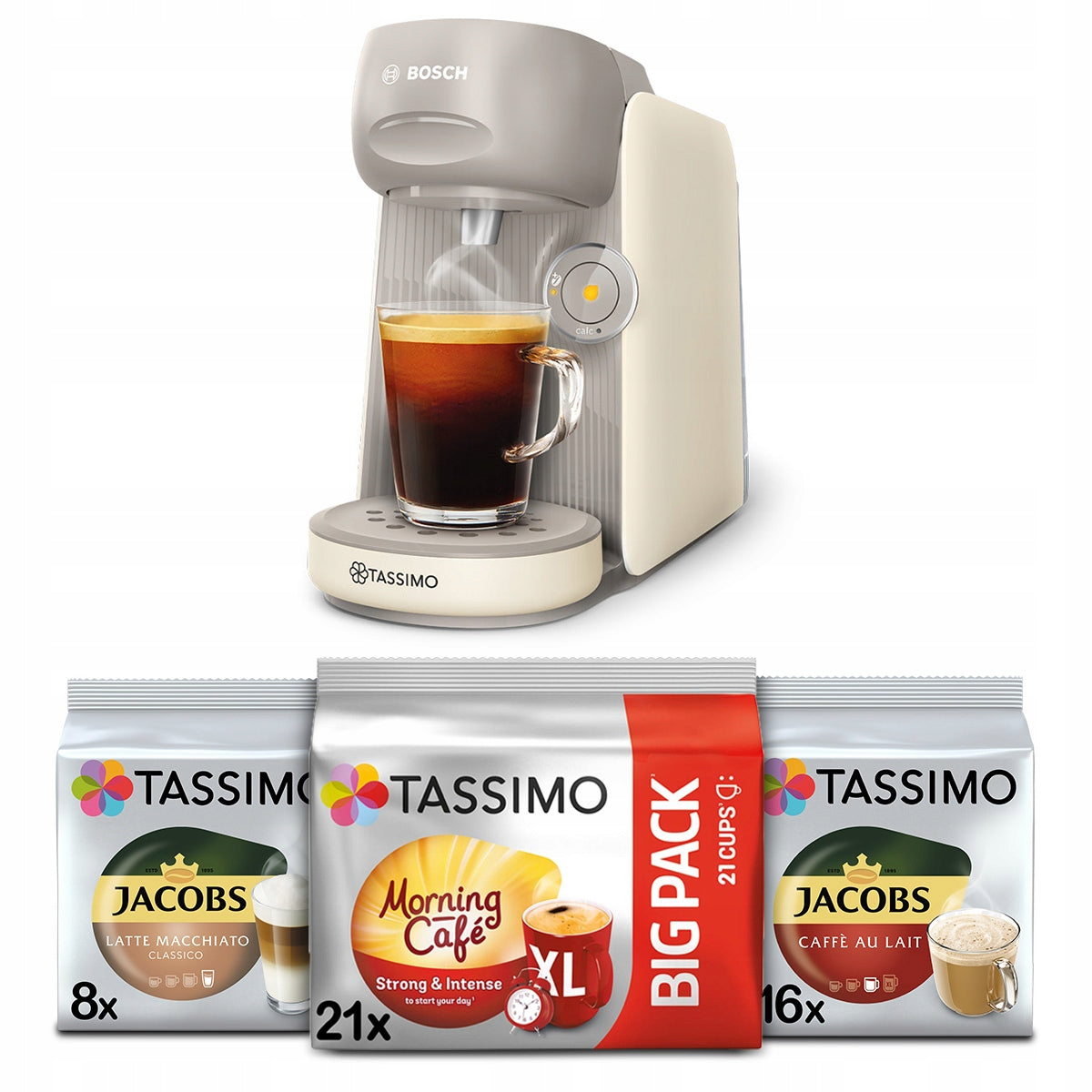 Capsule maker Bosch Tassimo Finesse CREAM 3x Tassimo