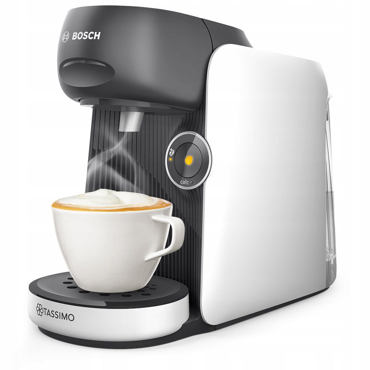 Capsule maker Bosch Tassimo Finesse WHITE + 3x Tassimo Packaging status original