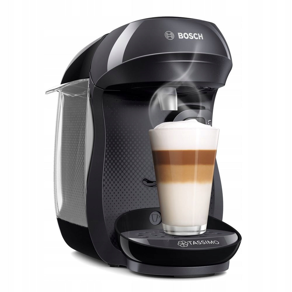 Capsule maker Bosch Tassimo Happy black +3x Tassimo Packaging status original