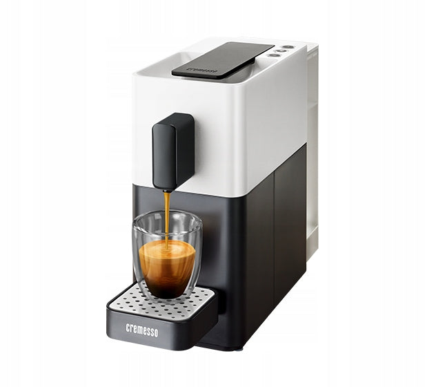Capsule maker Cremesso EASY 19 bar SHELL WHITE / MIDNIGHT BLACK 0,9l Packaging status original